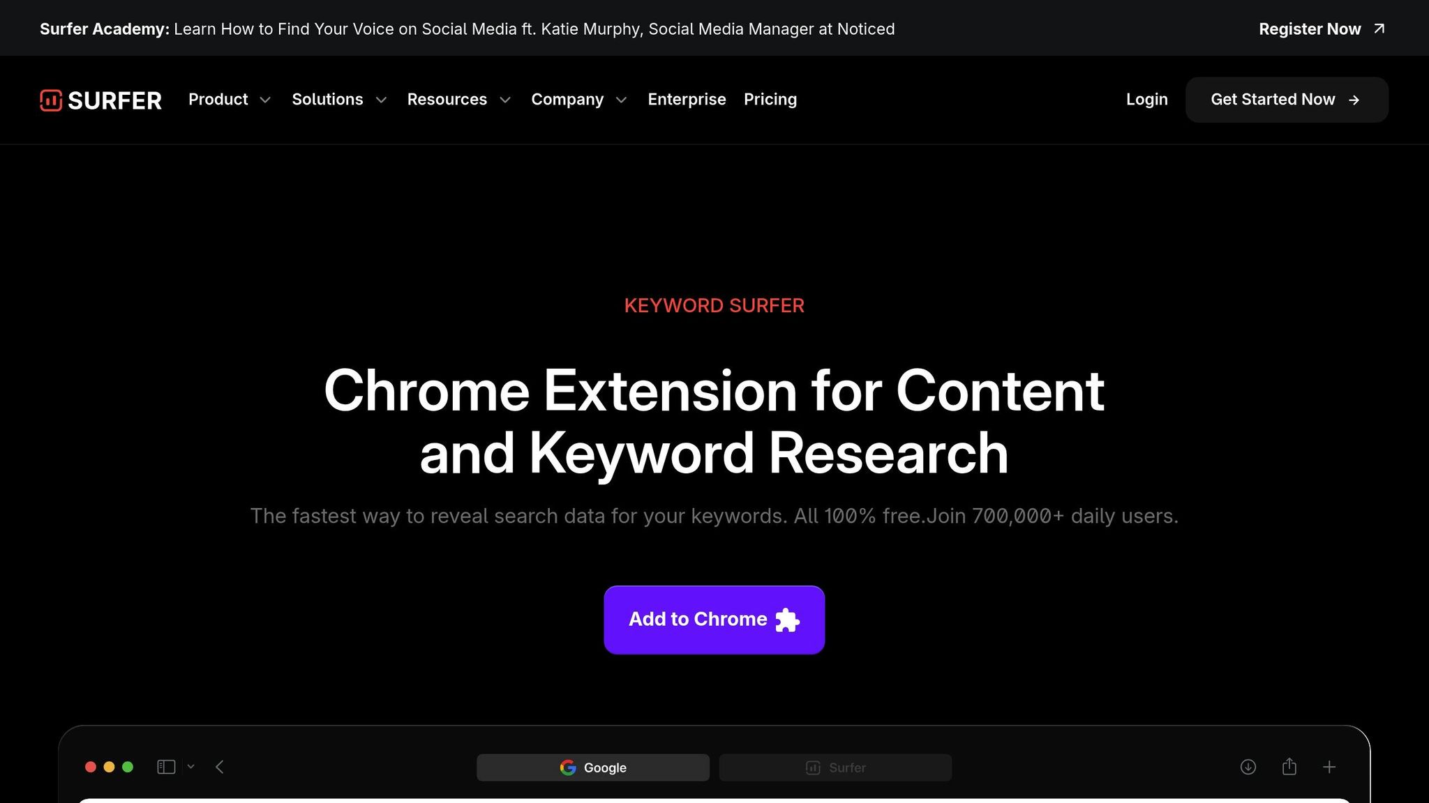 Keyword Surfer