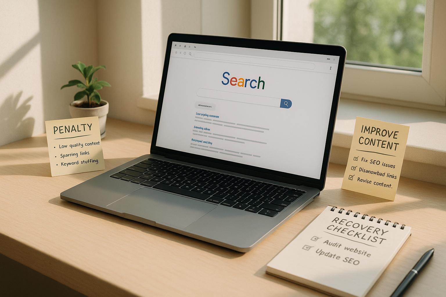How to Recover from Google Algorithm Penalties featured image