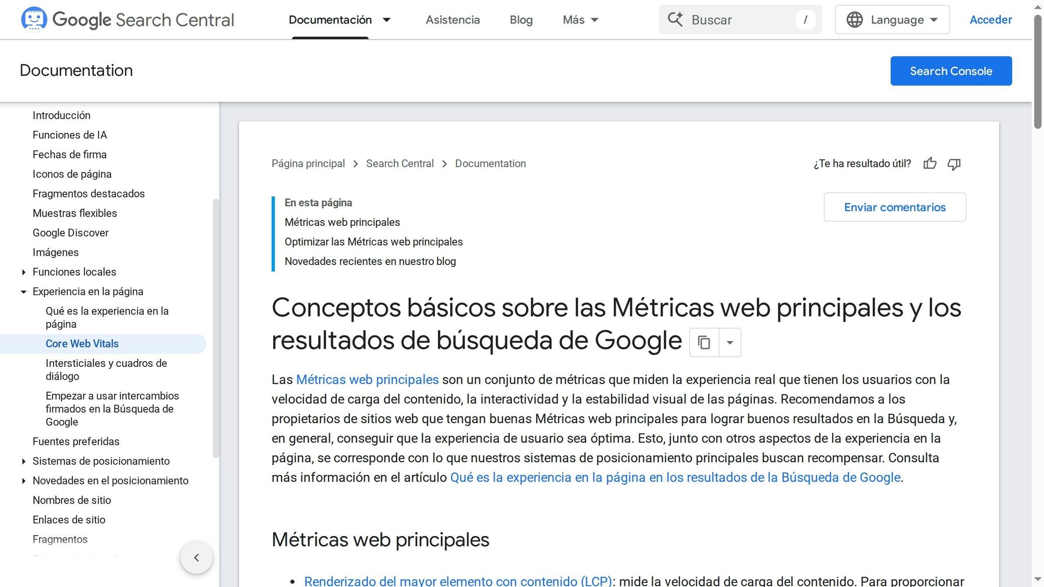 Core Web Vitals