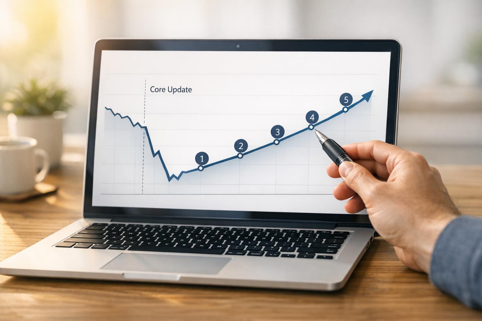 5 Steps to Recover Rankings After Core Updates article cover
