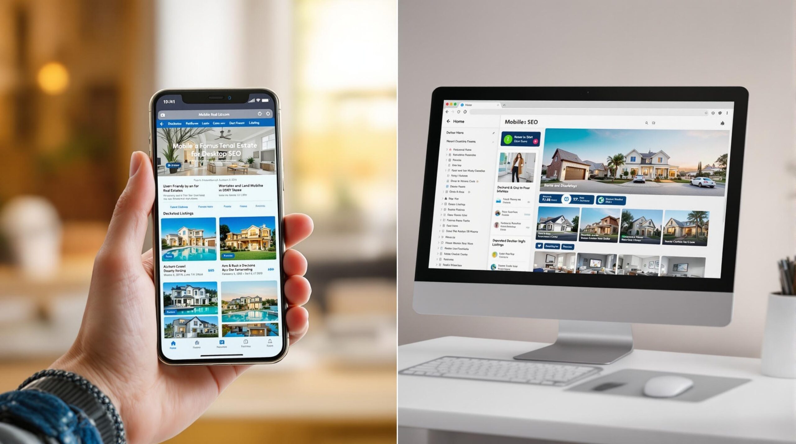 Mobile SEO vs Desktop SEO for Real Estate Websites article cover