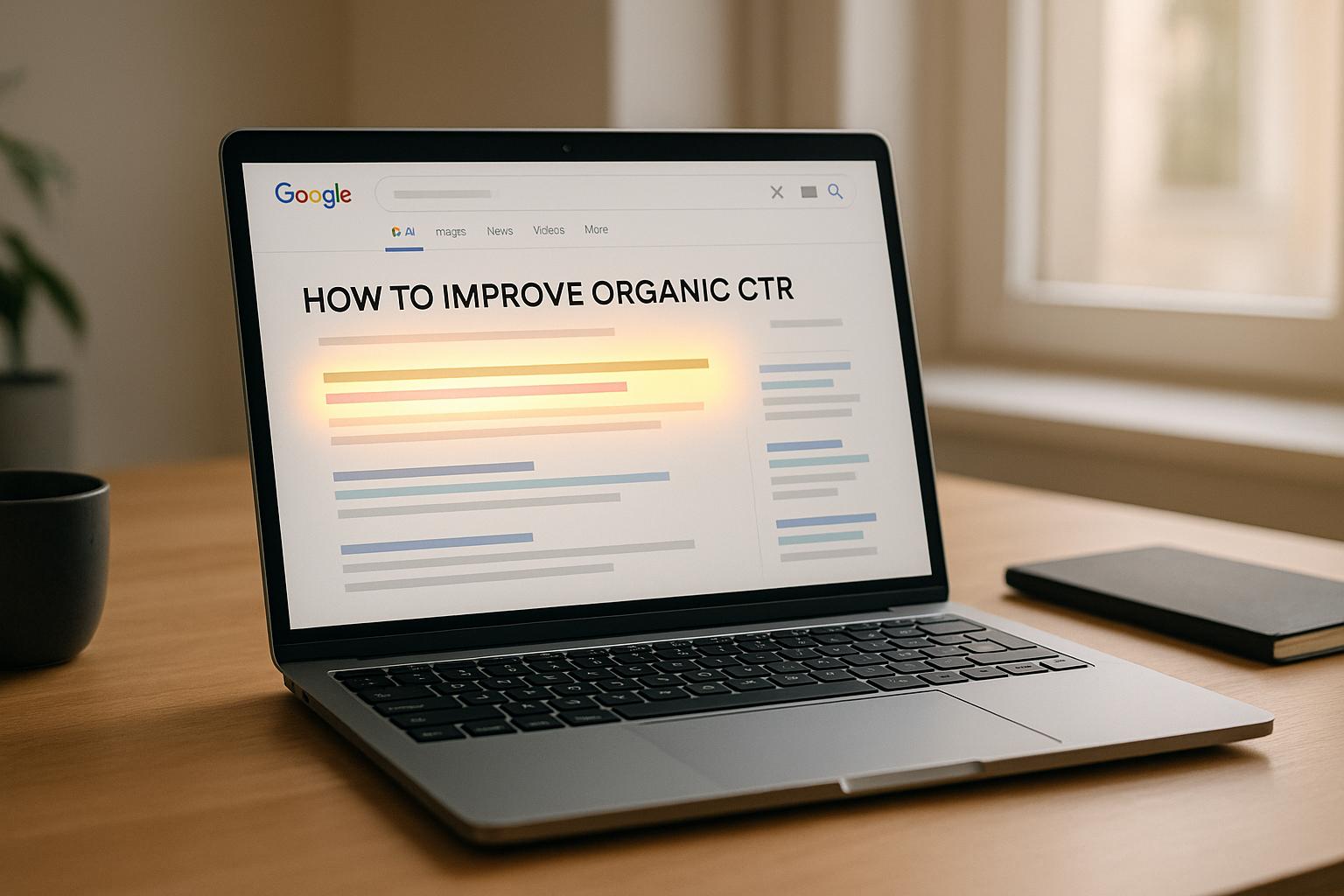 How To Improve Organic CTR article cover