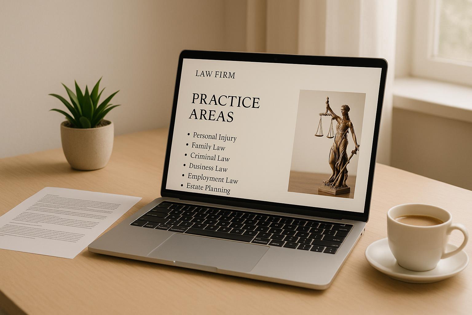 The Role of Practice Area Pages in Law Firm SEO article cover
