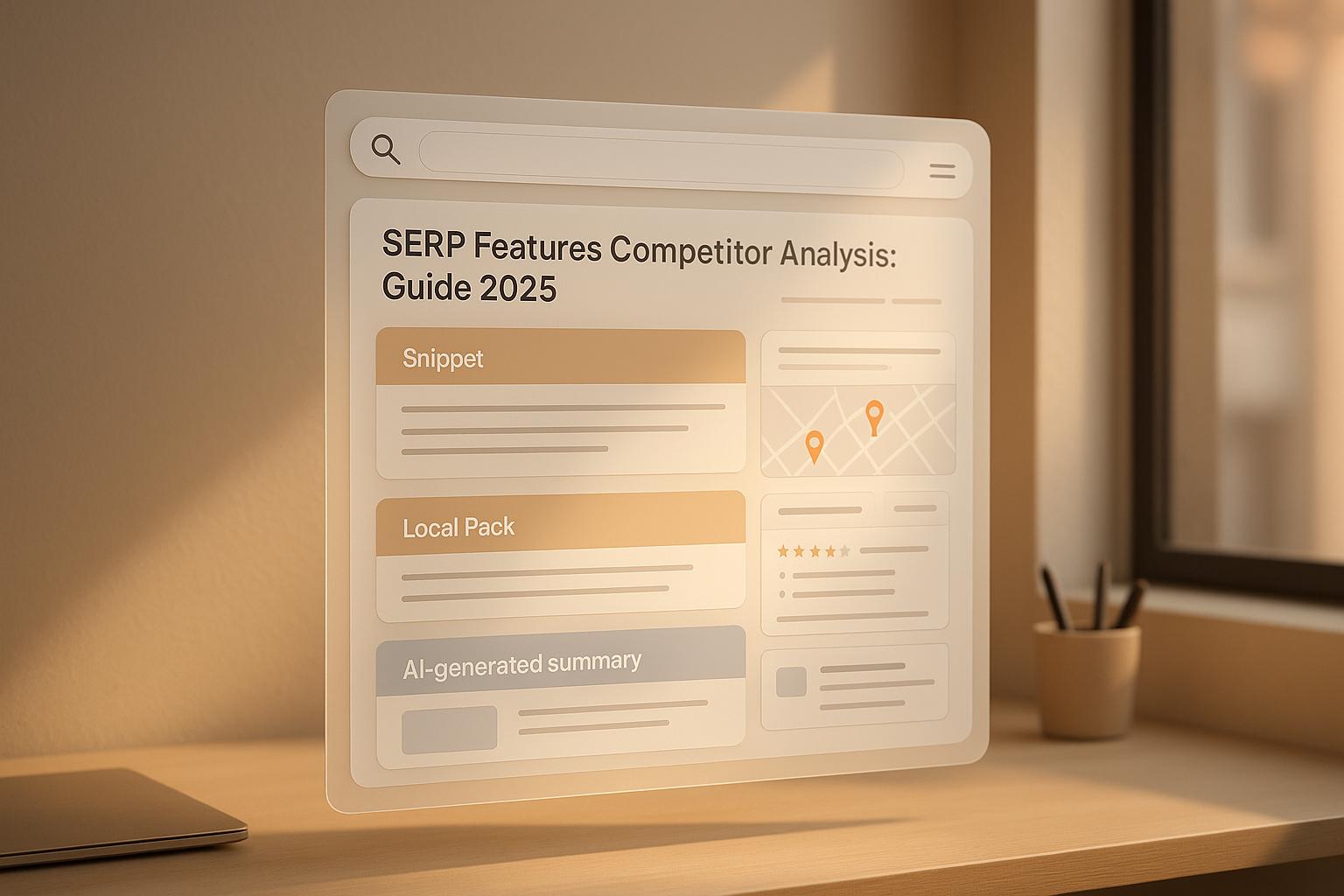 SERP Features Competitor Analysis: Guide 2025 article cover