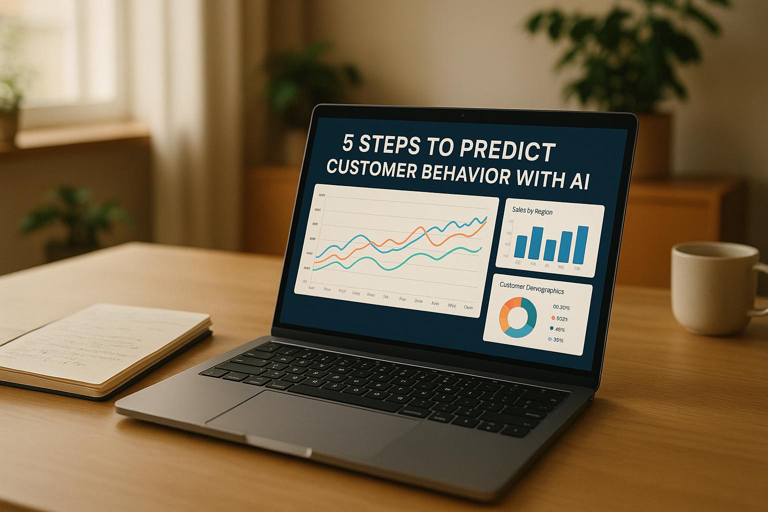 5 Steps to Predict Customer Behavior with AI article cover
