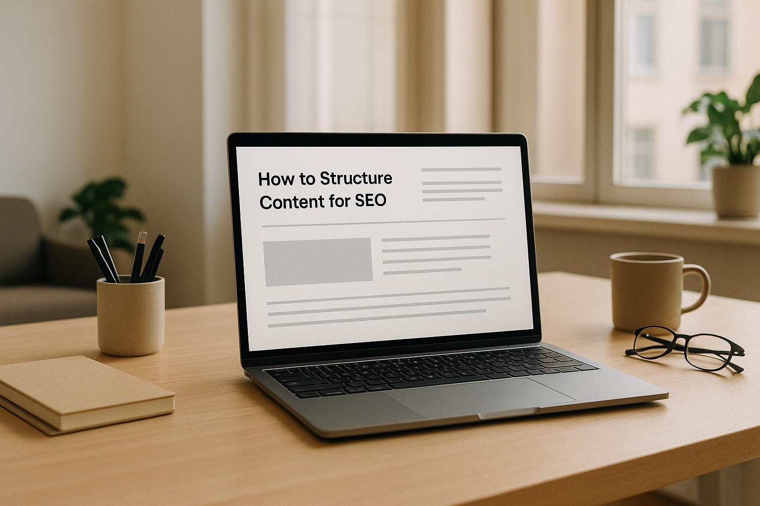How to Structure Content for SEO article cover