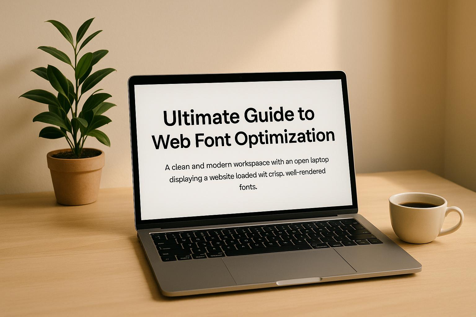 Ultimate Guide to Web Font Optimization article cover