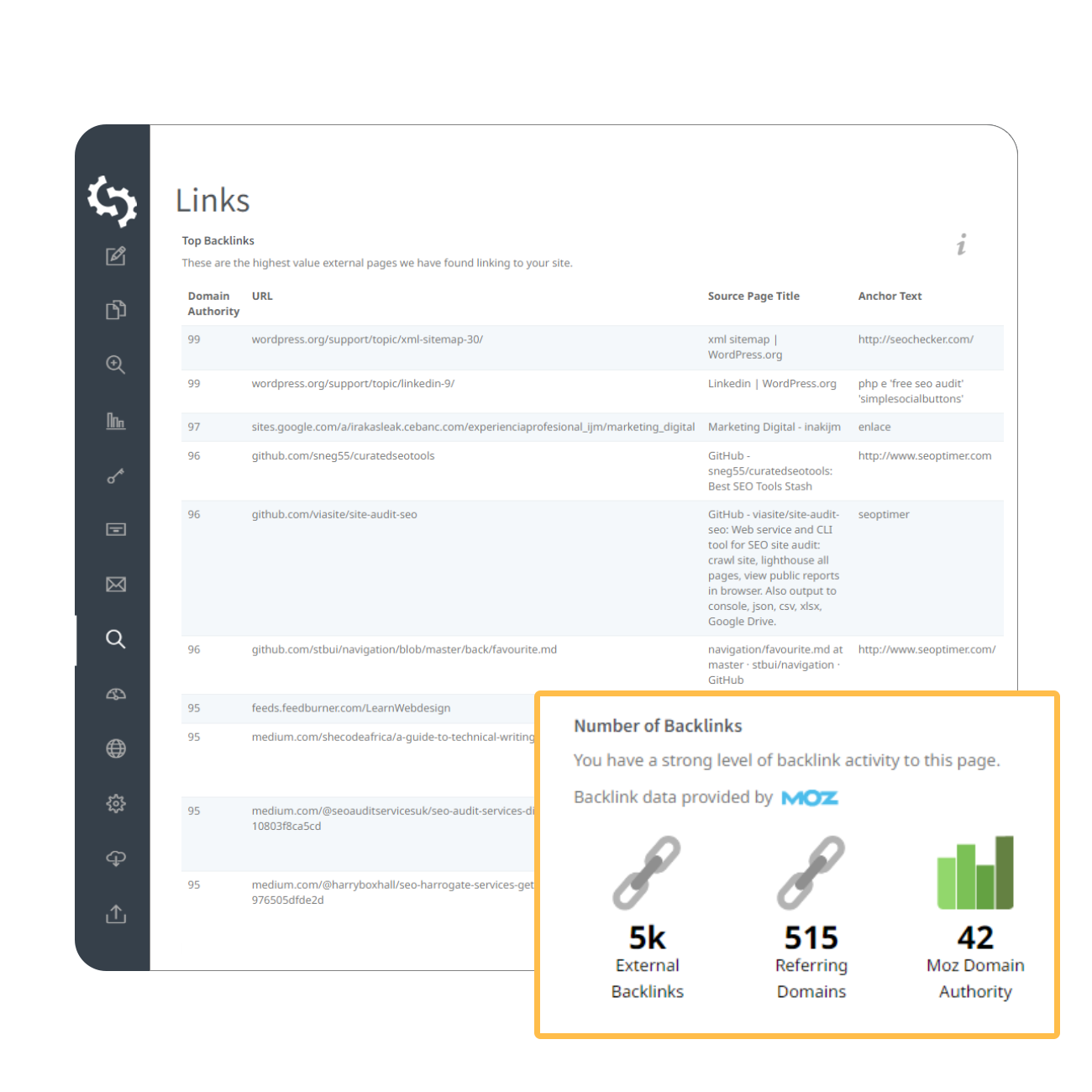 Backlink Overview