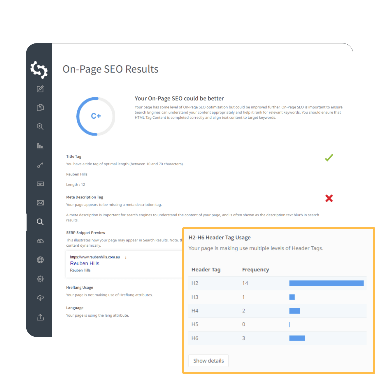 SEO Performance Score