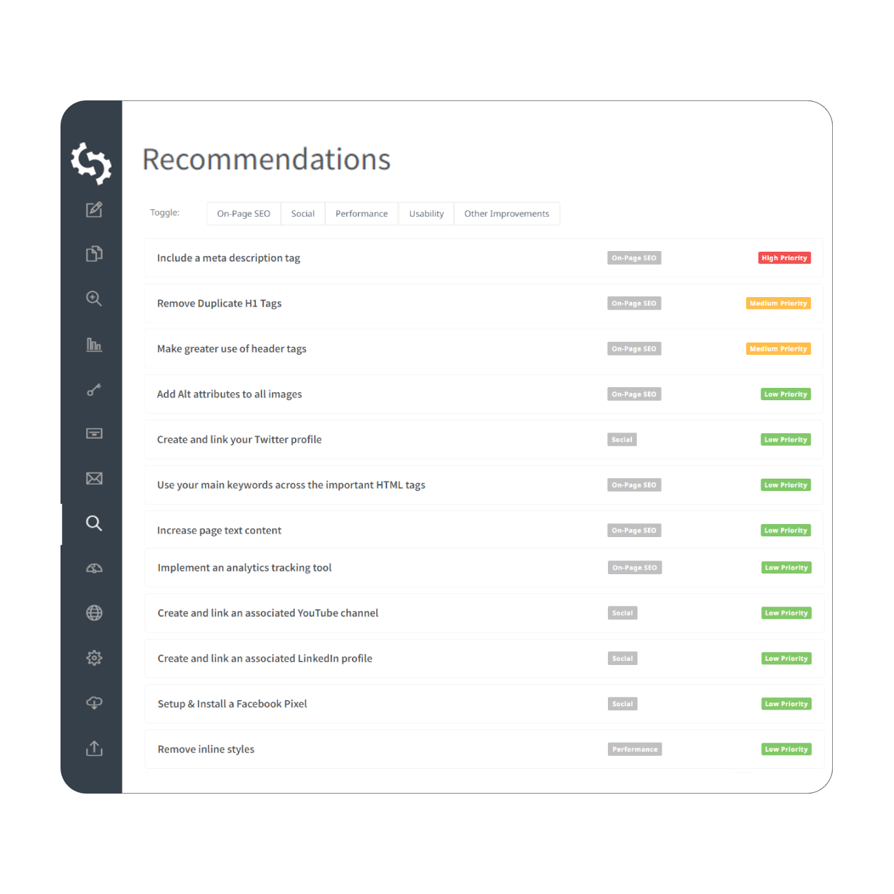 Technical SEO Recommendations