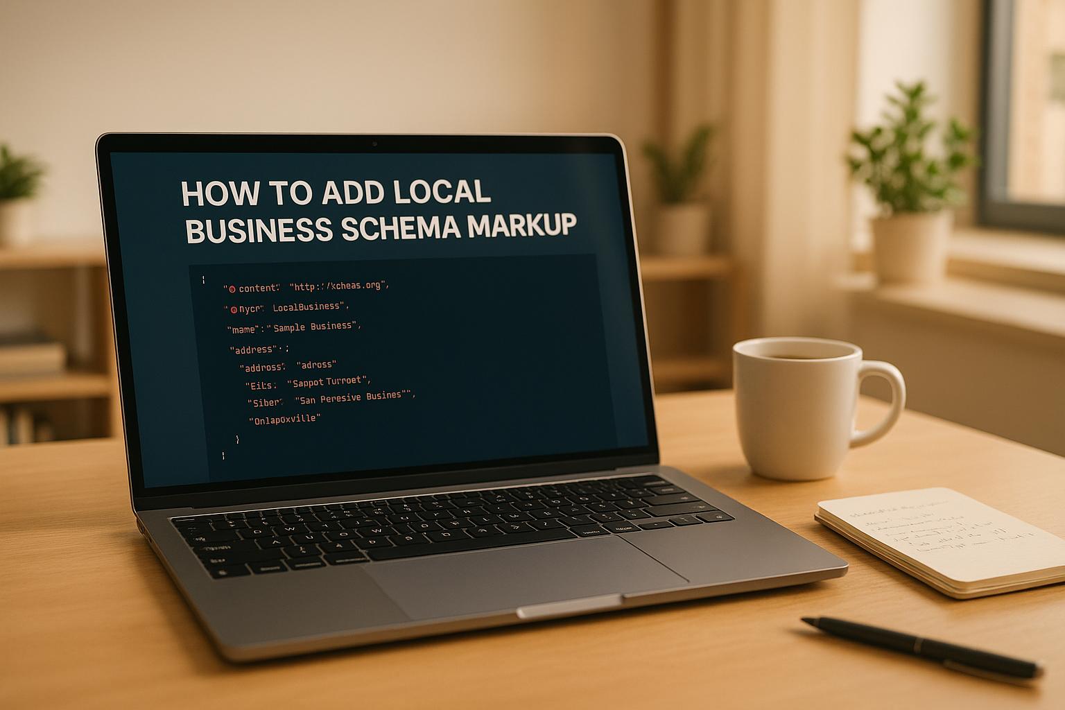 How to Add Local Business Schema Markup