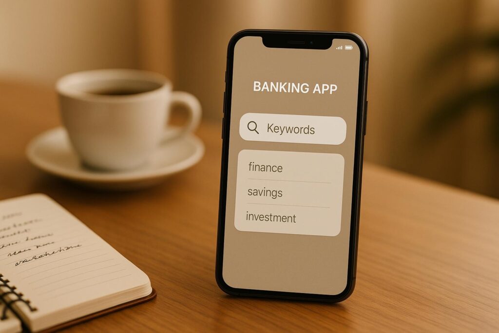 How to Find Keywords for Banking Apps