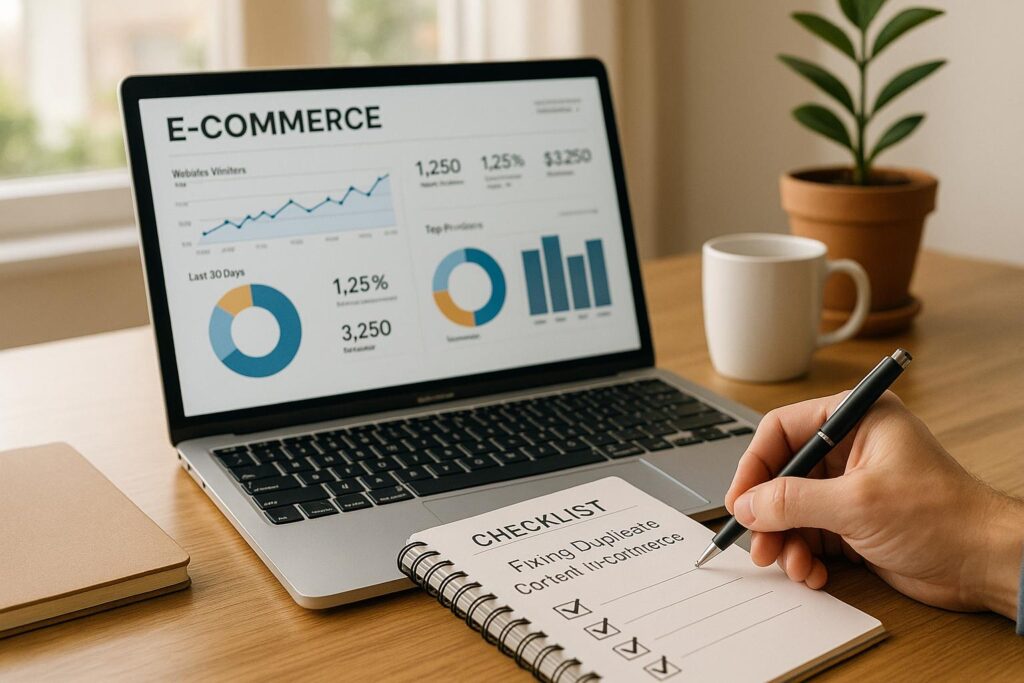 Checklist for Fixing Duplicate Content in E-commerce