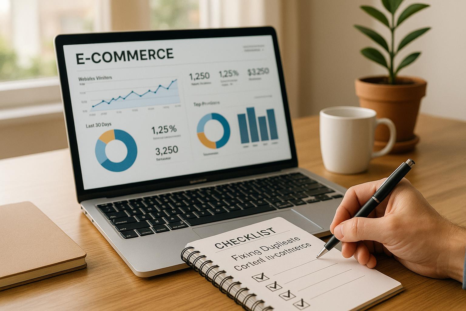 Checklist for Fixing Duplicate Content in E-commerce