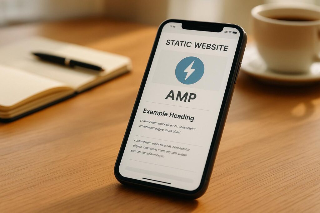 How AMP Boosts SEO for Static Websites