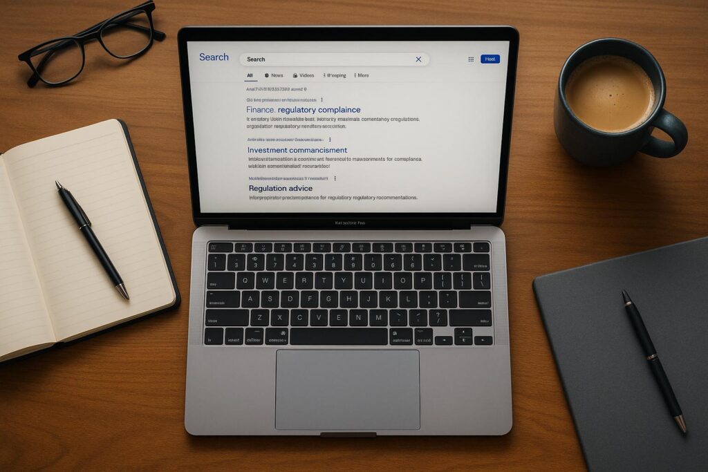 SEO for Finance: Navigating Regulatory Keywords