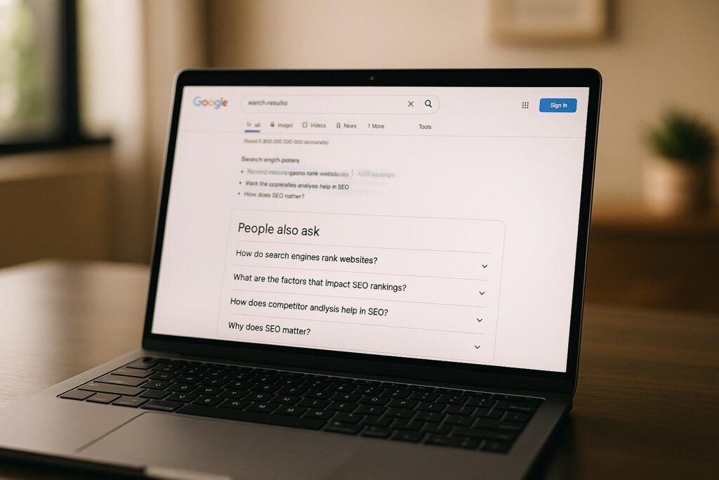 People Also Ask: Impact on Competitor Rankings