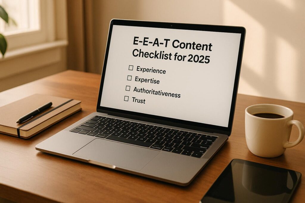 E-E-A-T Content Checklist for 2025