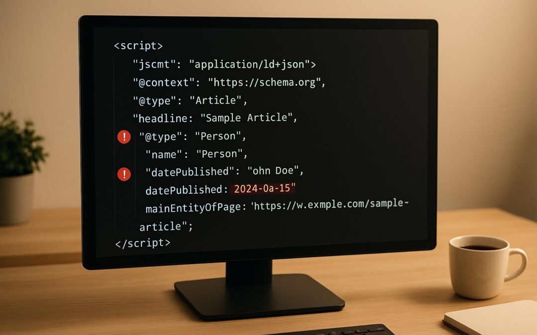 Common Schema Markup Errors and Fixes