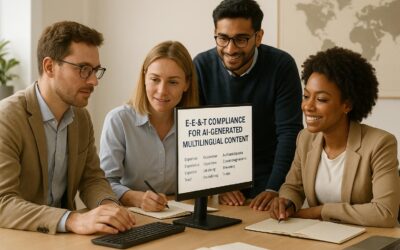 E-E-A-T Compliance for AI-Generated Multilingual Content