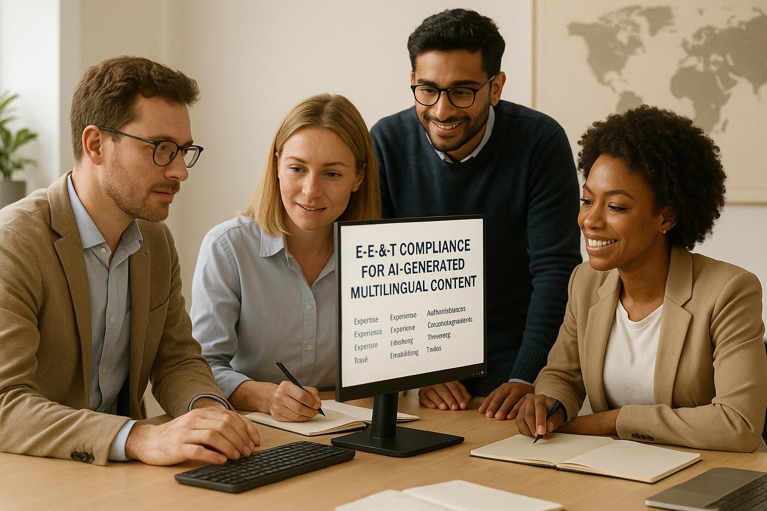 E-E-A-T Compliance for AI-Generated Multilingual Content E-E-A-T Compliance for AI-Generated Multilingual Content