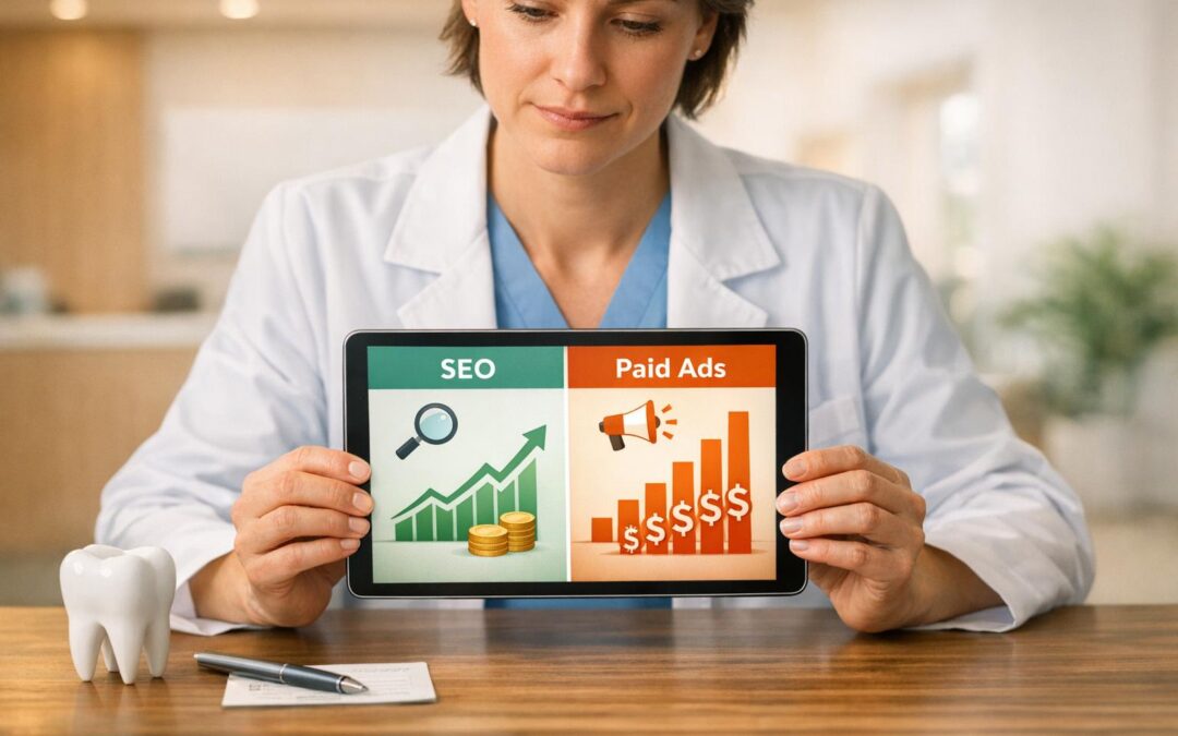 Dental SEO vs Paid Ads in 2026: Cost, ROI, and Patient Quality Compared